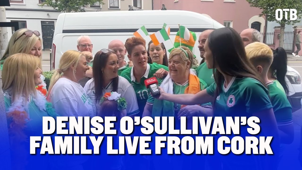 Denise O'Sullivan's proud family live from the Woolshed Bar & Grill in Cork