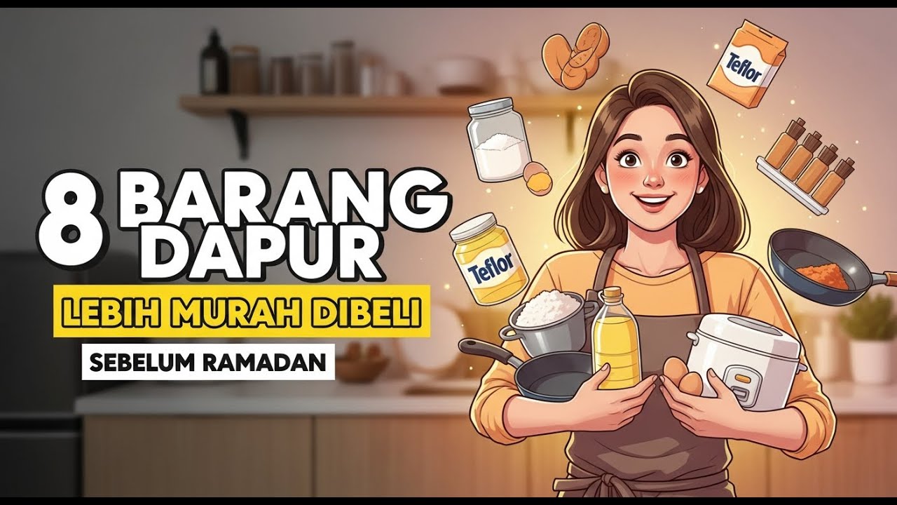 8 Barang Dapur yang Ternyata Lebih Murah Dibeli Sebelum Ramadan.