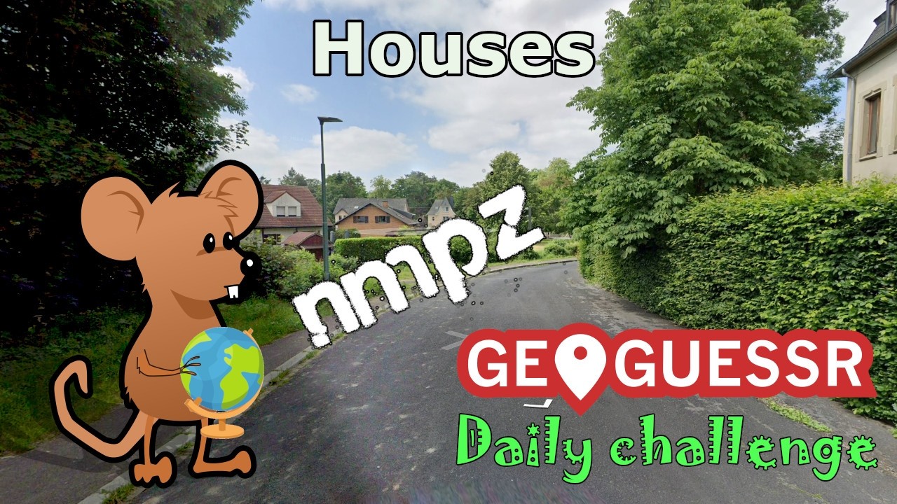 Geoguessr Daily Challenge - NMPZ - I Drove Past These Houses In The Summer, Well Almost