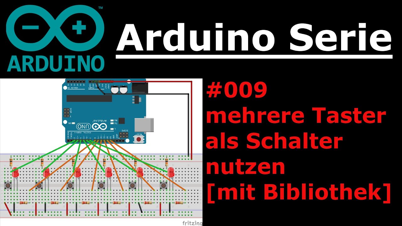 Mehrere Taster als Schalter nutzen - Arduino Serie #009 | PathTM