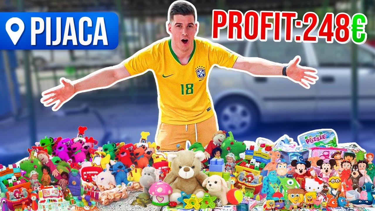 IZNAJMIO SAM TEZGU I PRODAO 100 IGRAČAKA!