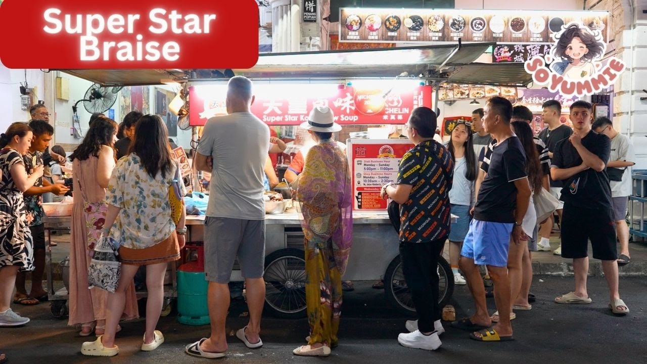 Award Winning Braise Master! 60 Yrs Family Run Umami Chinese Braised Pork! Malaysia Street Food
