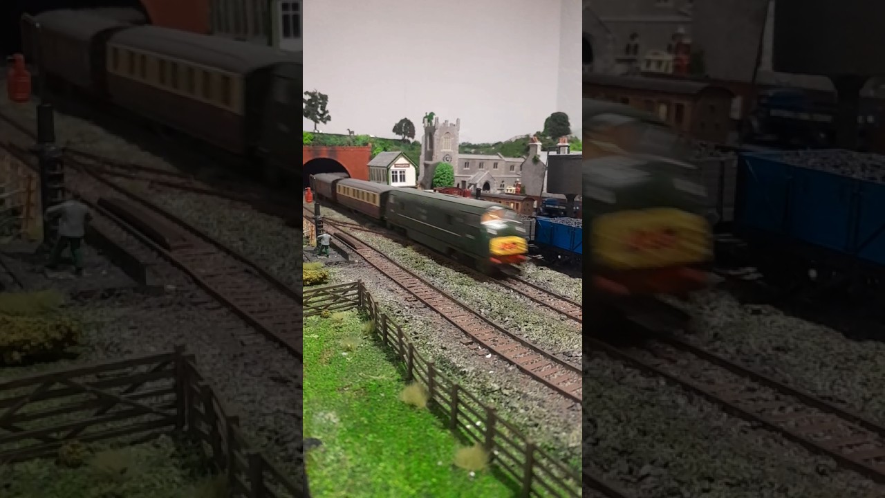 1980s Realistic BRUMMING Sound? :p  Mainline BR Warship with Electronic Dieselsound #modeltrains