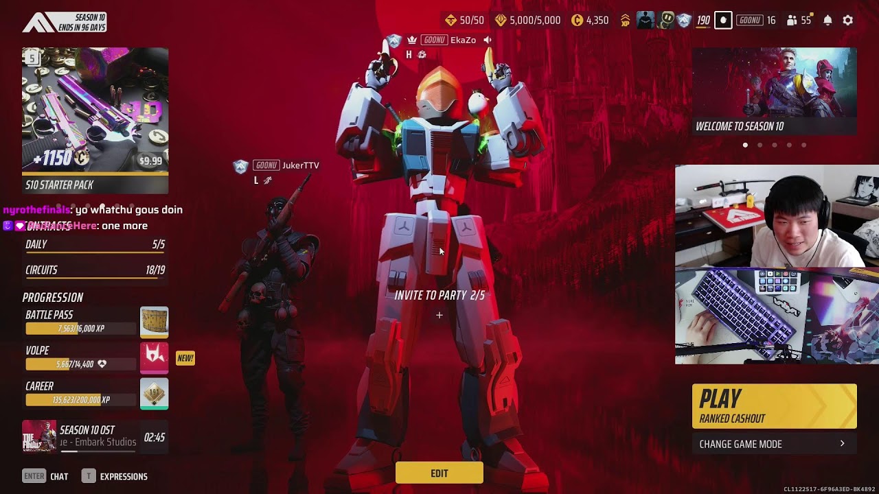 [DROPS ENABLED] REGULAR GAMING | TOP 500 | GOO GUN MAIN | EMBARK PARTNER
