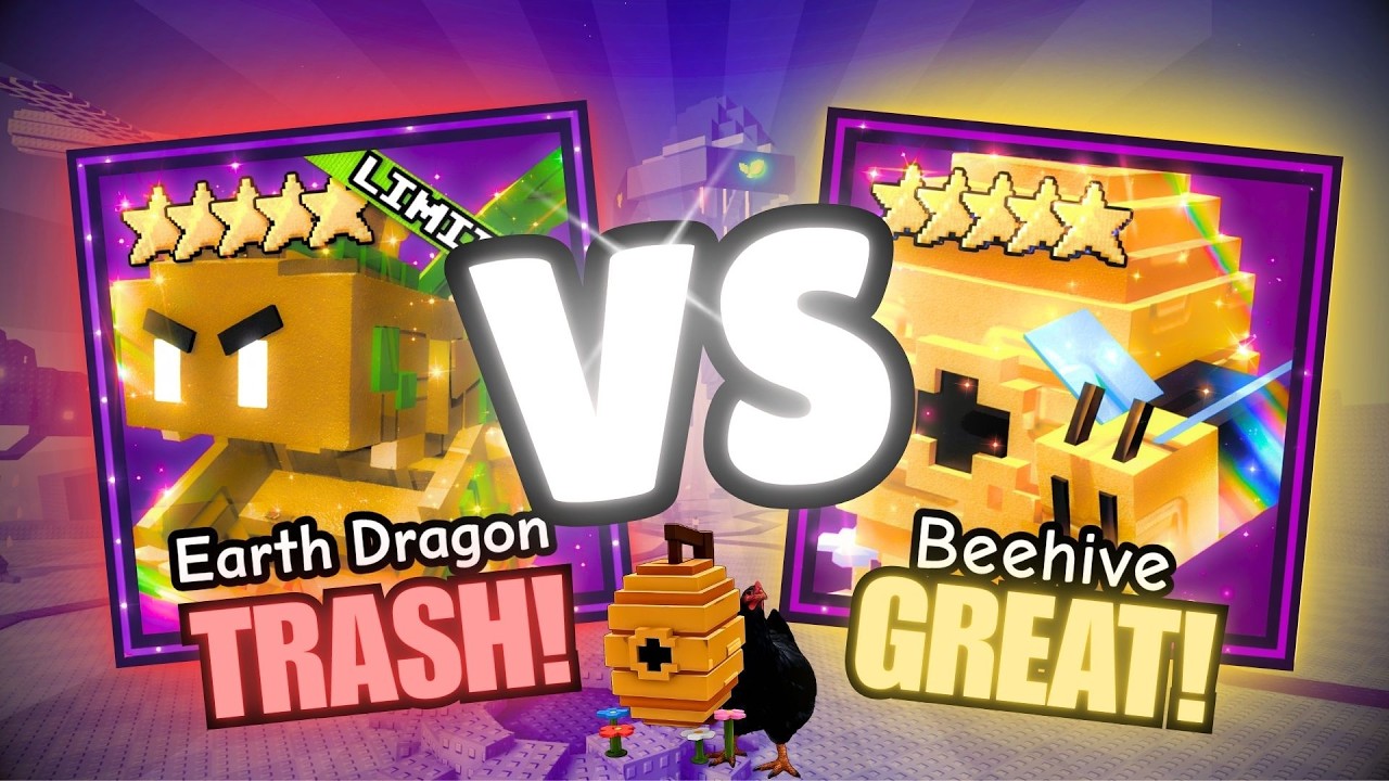Beehive vs Earth Dragon… This Was Unexpected | Garden Tower Defense 1.40