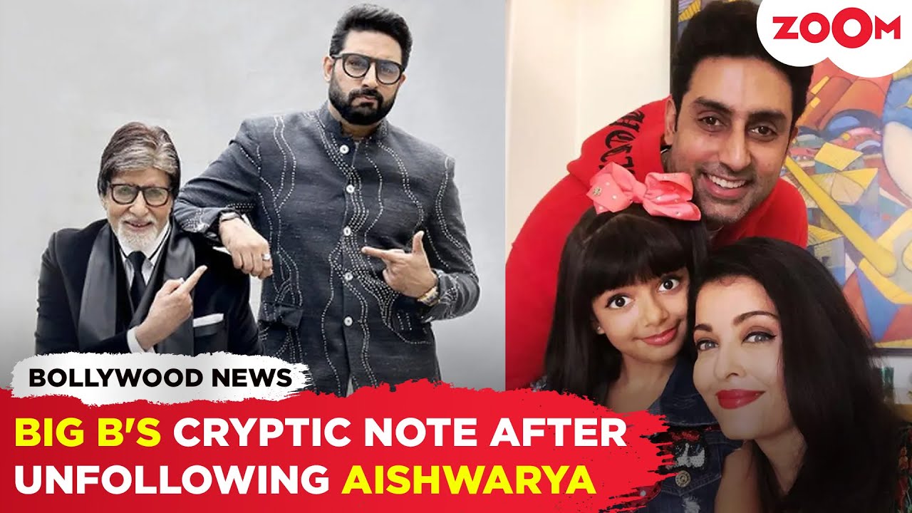 Amitabh Bachchan's CRYPTIC note amid divorce rumours of Abhishek Bachchan & Aishwarya Rai Bachchan