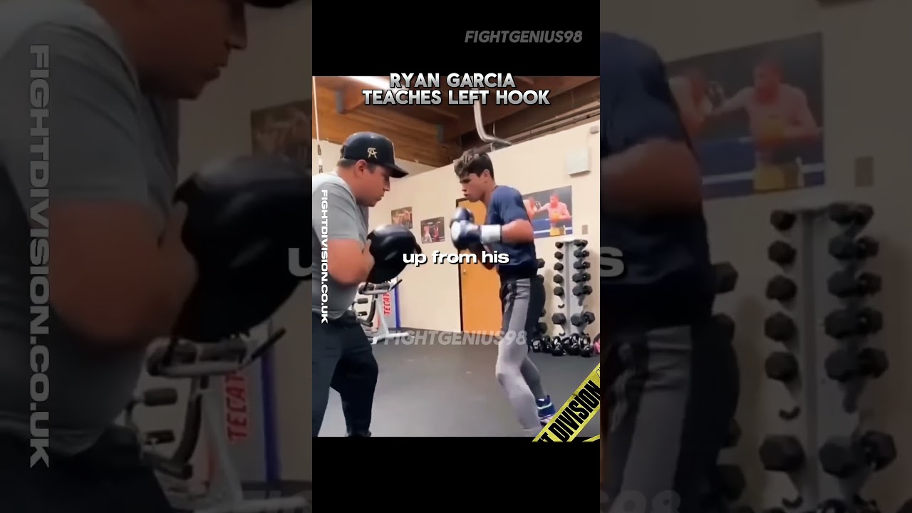 How to throw the perfect left hook #shorts #boxing #boxingtraining #ryangarcia