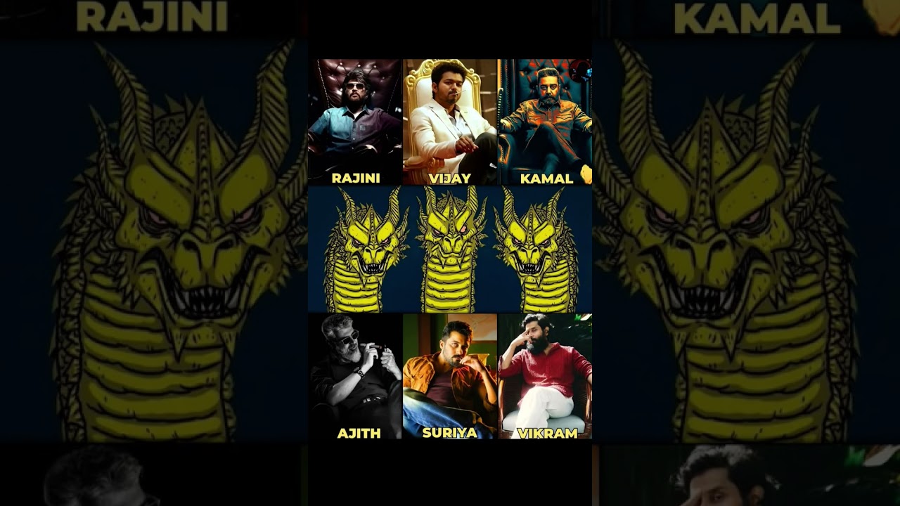Actors ll #rajinikanth #thalapathy #kamalhaasan #ajithkumar #suriya #vikram #indianactor #southactor