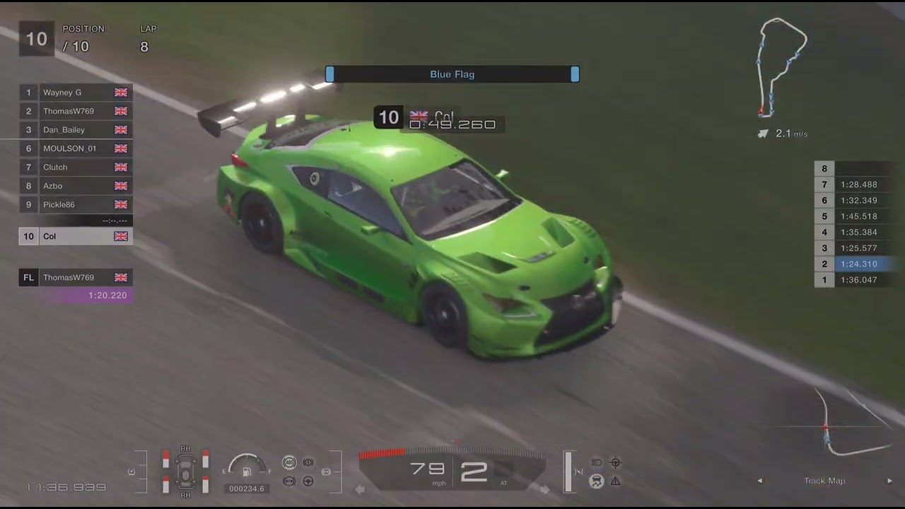 Midnight oil Racing league, Round 3, Race 2.