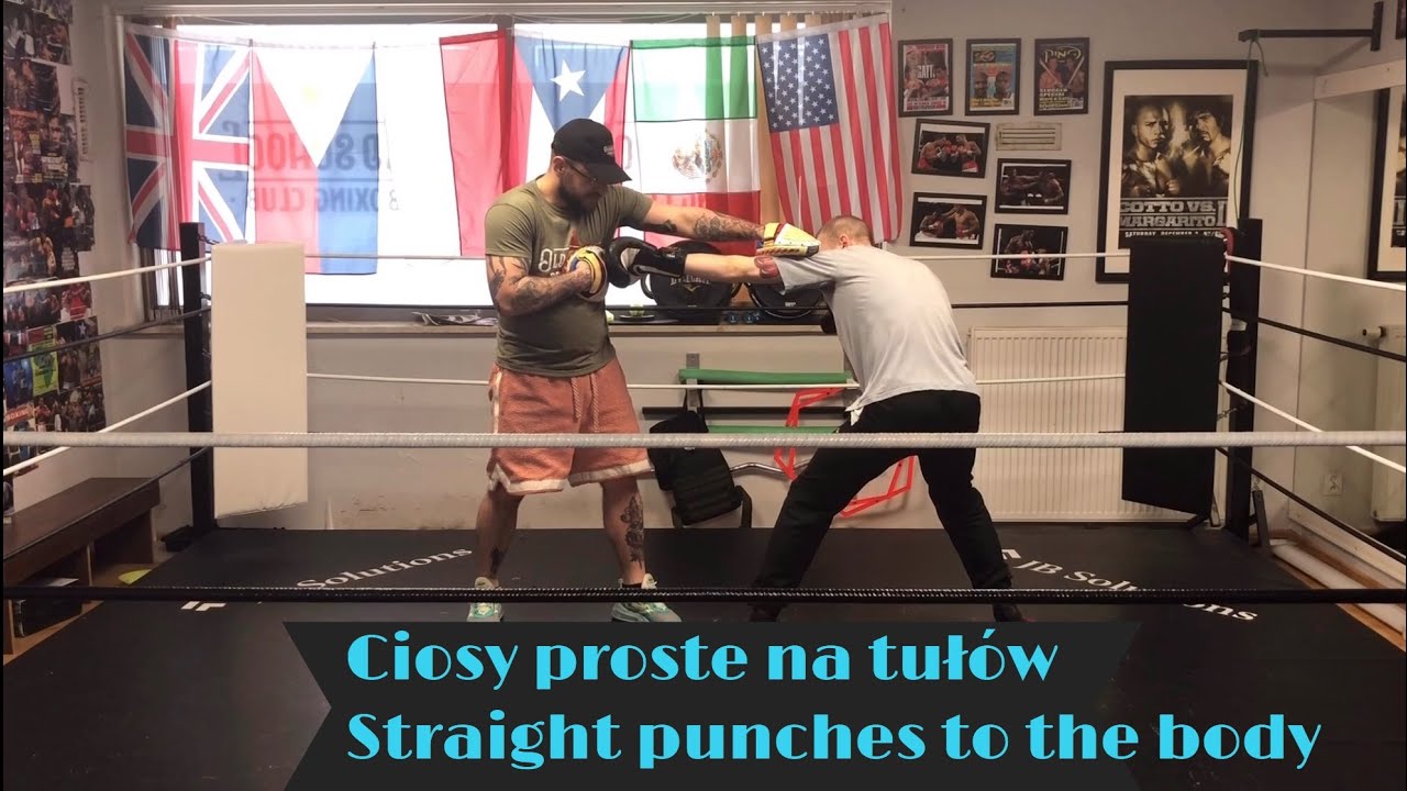 Jak prawidłowo uderzać ciosy proste na tuł&oacute;w w sportach walki !? Boks mma
