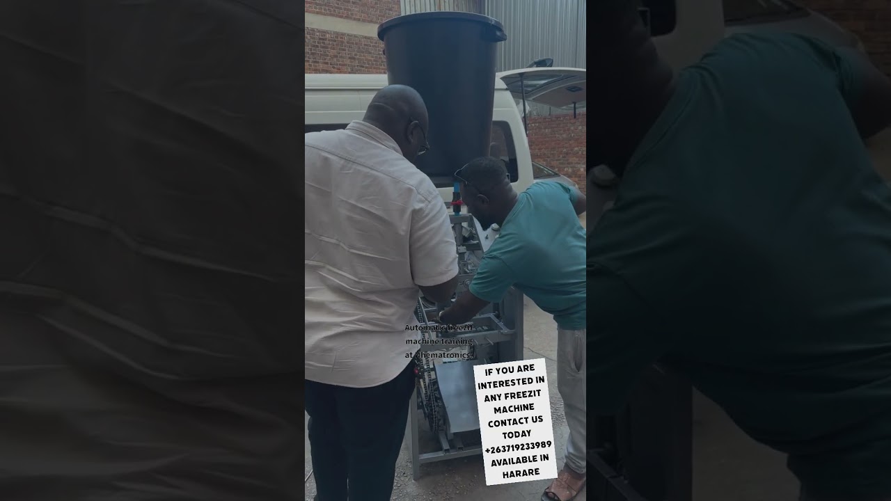 Automatic Freezit Making Machine with FREE Training (English) 🇿🇼 | Buy Freezit Machines in Zimbabwe