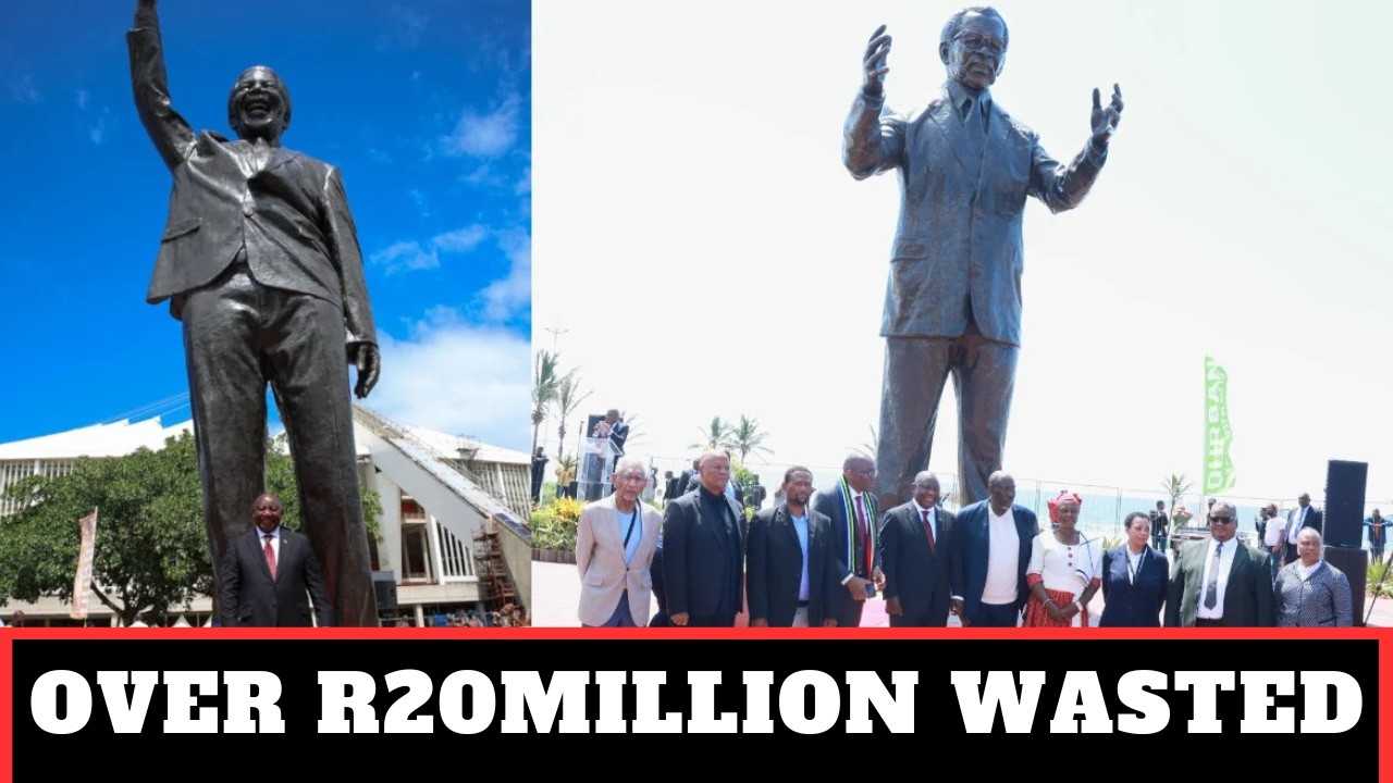 SPITTING ON THE POOR: Ramaphosa’s R22M Statue Scandal!