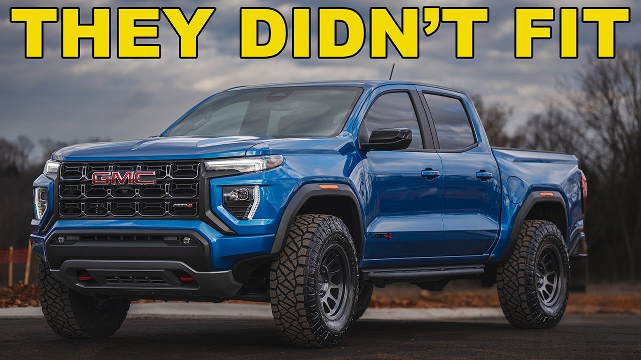 Установка 34-х колес на новый GMC Canyon… Сборка Overland, часть 1