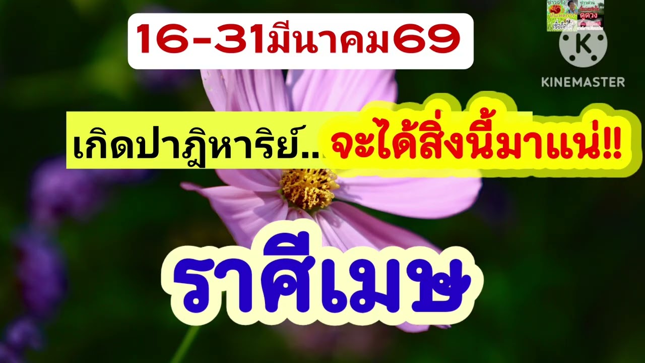 #ราศีเมษ 16-31มีนาคม69💫จะได้สิ่งนี้เข้ามาแน่💰💰💰