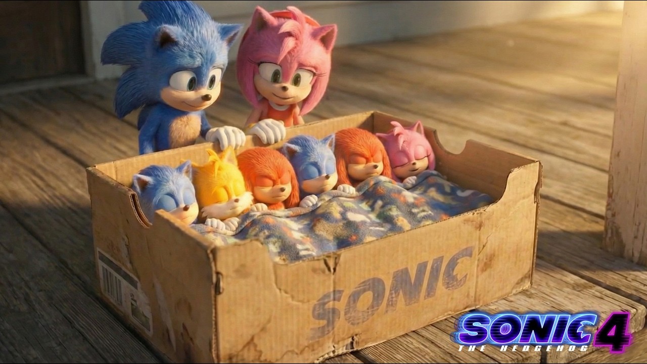 SONIC CRIA a Los BABY SONIC PETS Y a TAILS Amy Rose Y Knuckles Pets en SONIC 4 La Película -Teoría