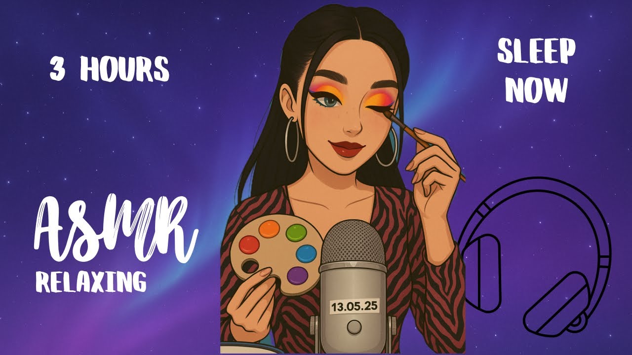 Girl ASMR Mouth Sounds + Light Triggers