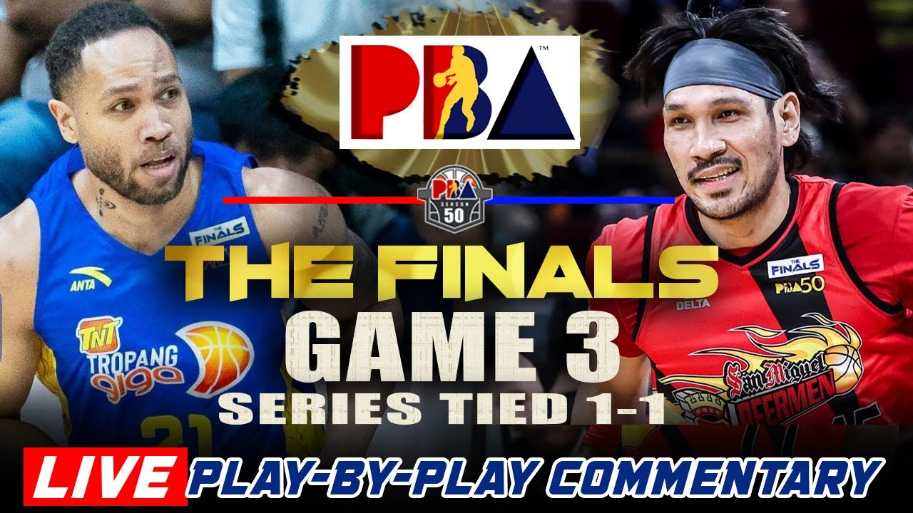 SAN MIGUEL VS TNT GAME 3 FINALS | Pba Live Score & Commentary January 25, 2026