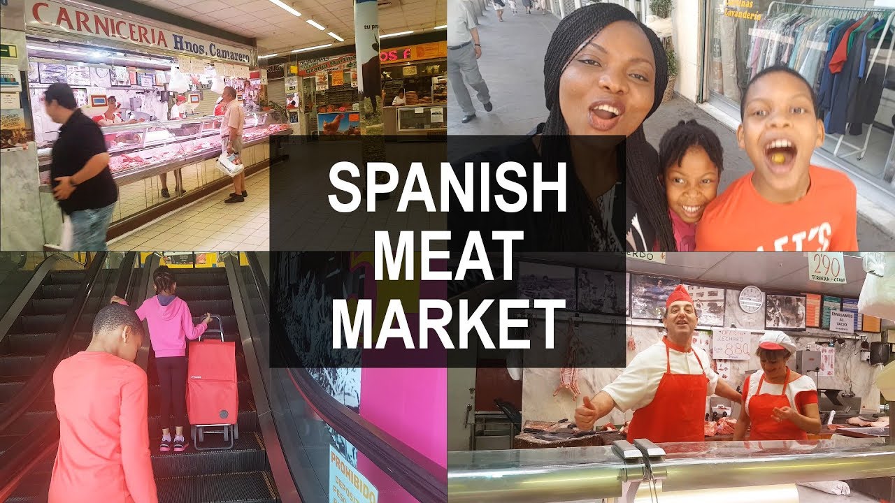 Follow me to a Spanish Meat & Fish Market | Flo Chinyere