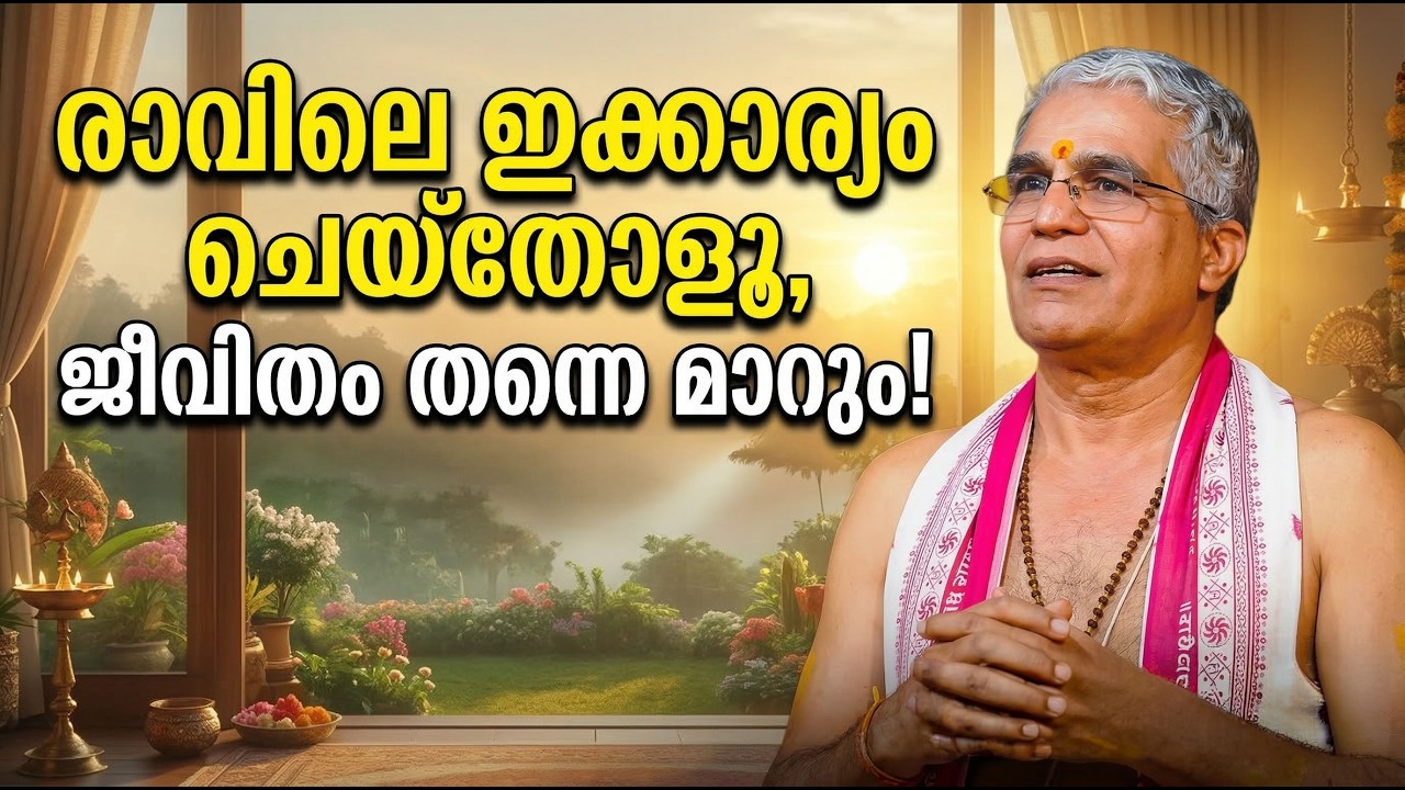 രാവിലെ ഇക്കാര്യം ചെയ്‌തോളൂ, ജീവിതം തന്നെ മാറും! #swamiuditchaithanya  #jyothishavartha