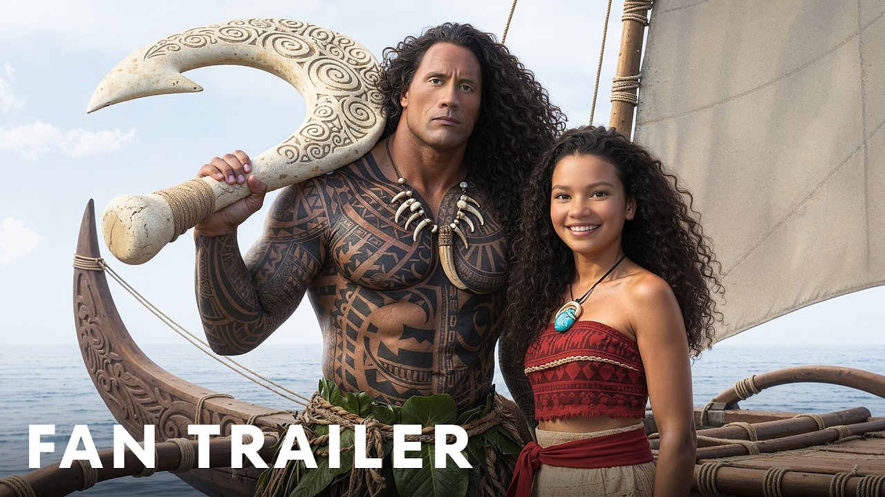 MOANA - Trailer (2026) Live Action | Dwayne Johnson, Catherine Laga'aia