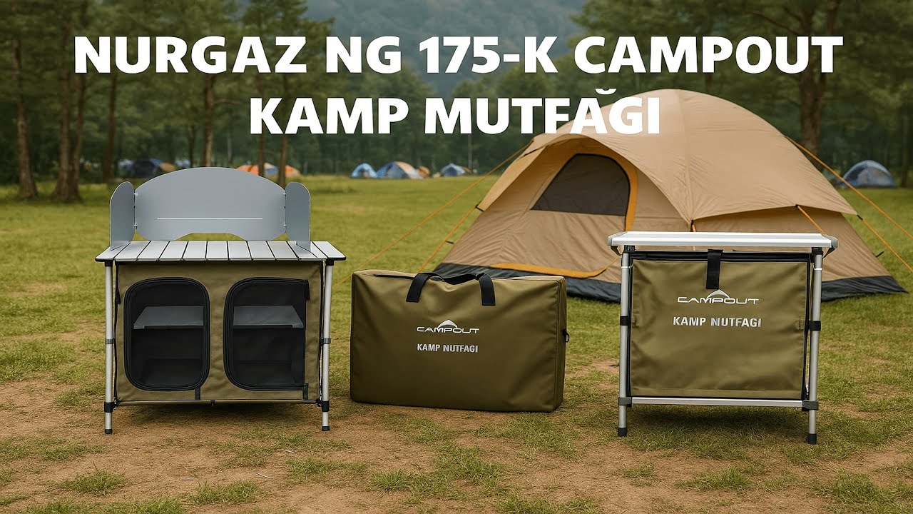 ÇADIR İÇİN KAMP MUTFAĞI  - ÇADIRDA MUTFAK MI ? OLUR DİYENLERE GELSİN.