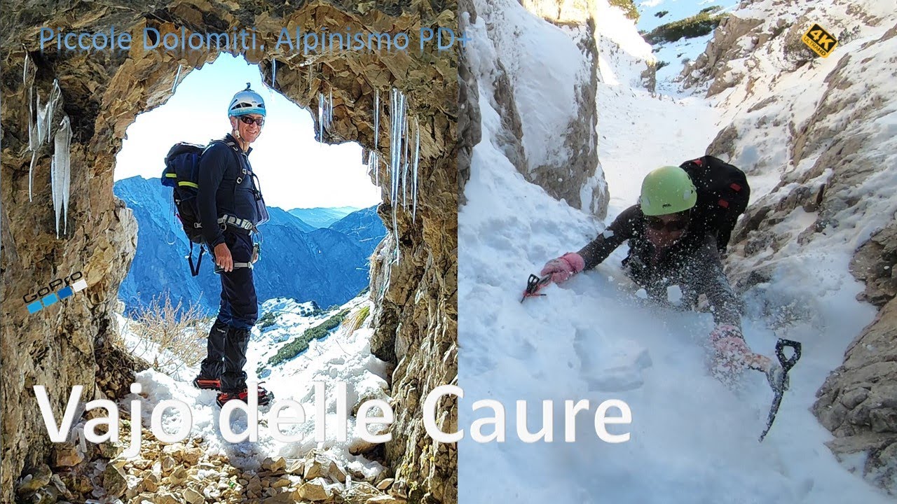 Vajo delle Caure. Piccole Dolomiti, Gruppo Carega (alpinismo PD+)