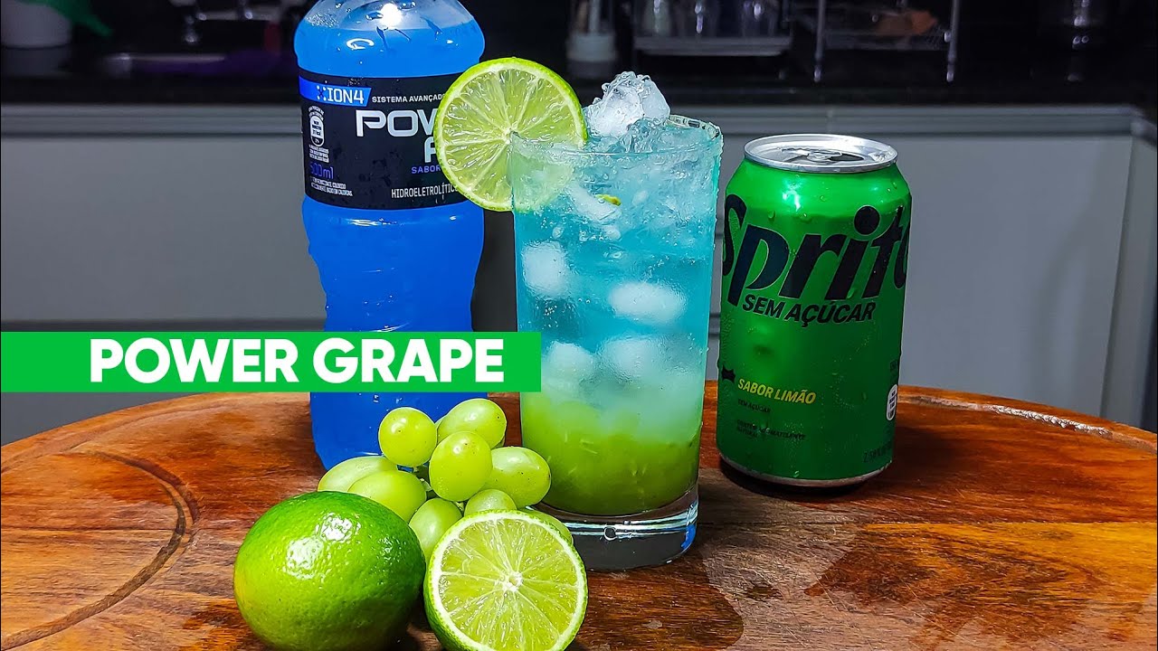 Power Grape, uma opção de drink sem álcool e muito refrescante