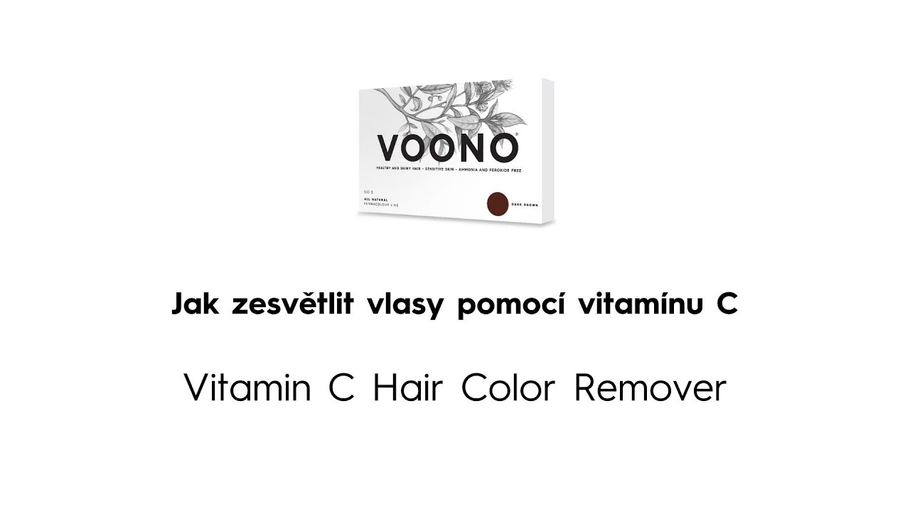|VOONO| JAK PŘ&Iacute;RODNĚ ZESVĚTLIT VLASY O 2-3 ODST&Iacute;NY.