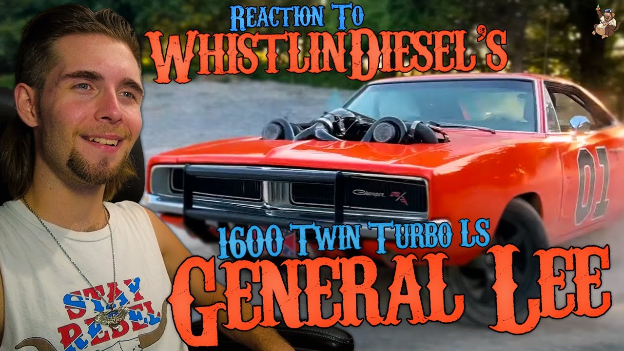 DUKES OF HAZZARD FAN REACTS TO WHISTLINDIESEL'S GENERAL LEE - 1600HP TWIN TURBO LS! (CM40 Reaction)
