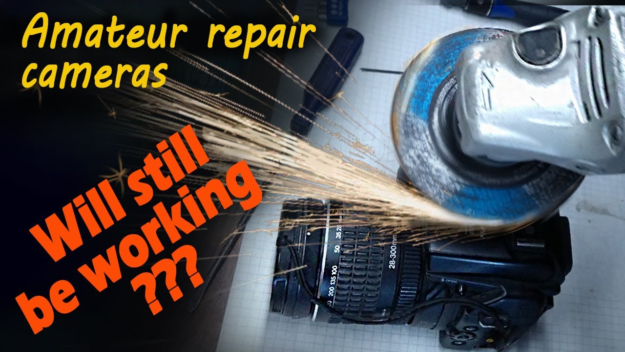 Amateur repair cameras  -  Fuji S 9500