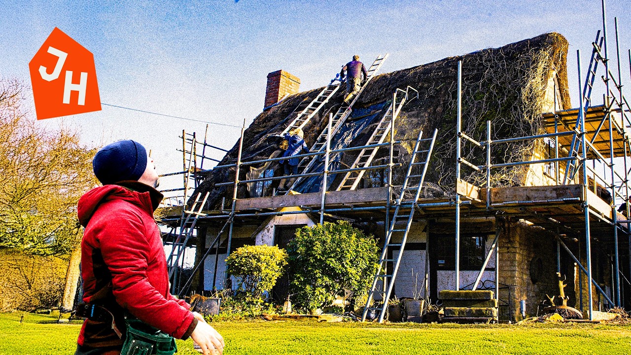 Why We Bought An Abandoned 500 Year Old Cottage | Roof Tarping #8