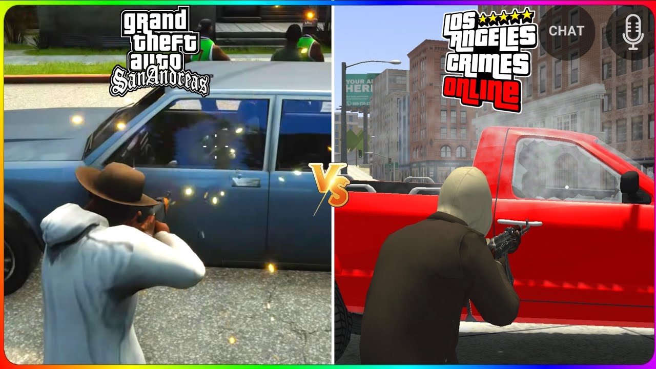 Los Angeles Crime vs GTA San Andreas - A Comparative Analysis