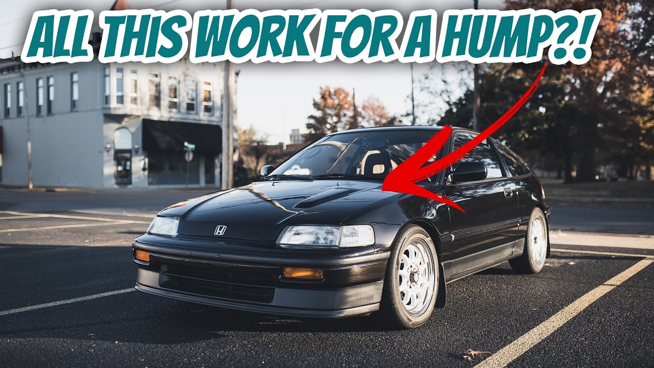 Honda CRX Si 1988 года — Наконец-то закончил с капотом ZC!