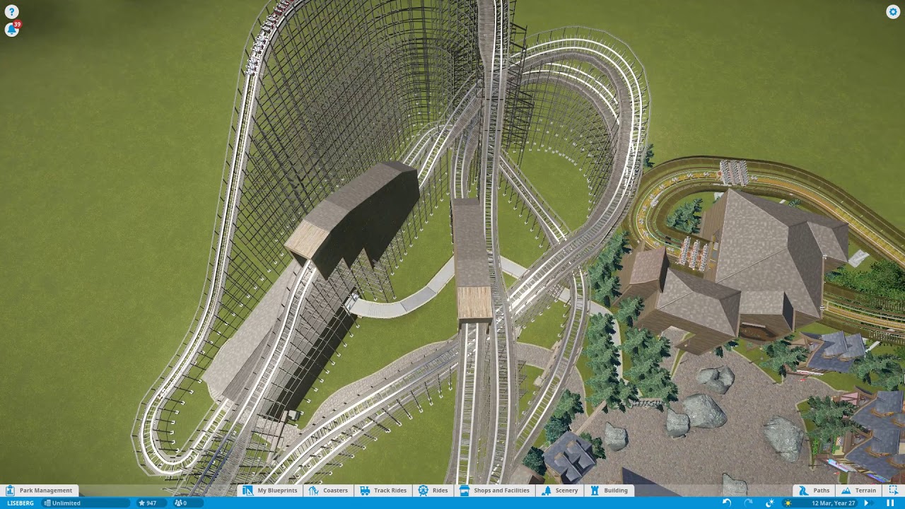 Helix, Balder, Valkyria, Lisebergsbanan,  Rabalder, Stambanan. Liseberg