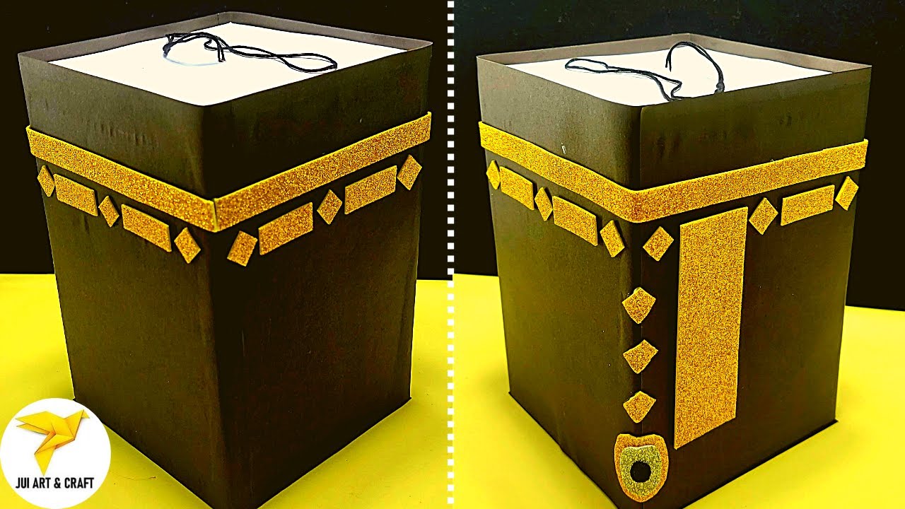 How To Make Kaaba Model For School | Mosque Model | Kaba Model | Jui Art & Craft