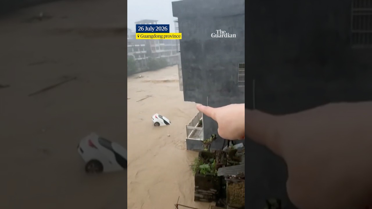Typhoon Noul brings flooding to southern China