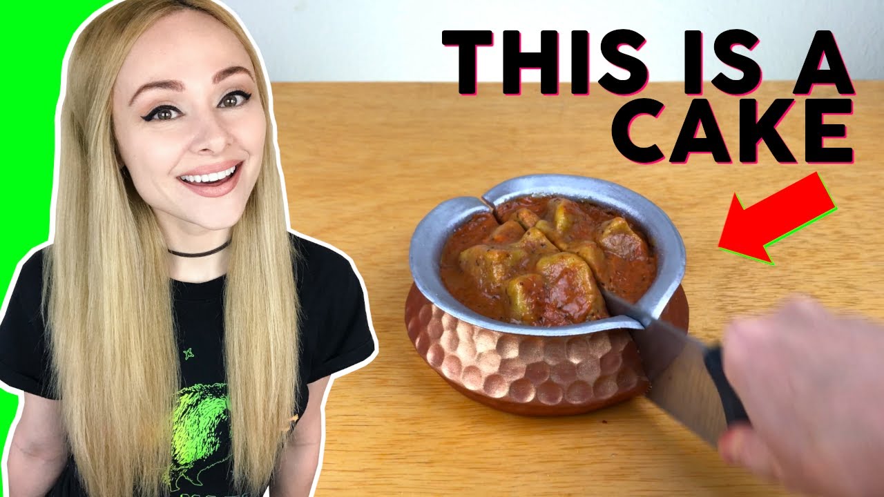 Making a HYPERREALISTIC Butter Chicken CAKE 🇮🇳