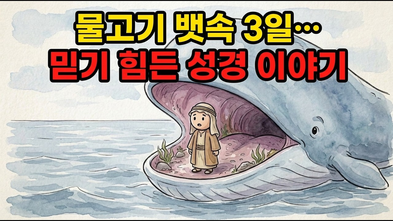 “3일 동안 물고기 뱃속에 있던 남자… 요나 이야기 전체 스토리” 성경이야기
