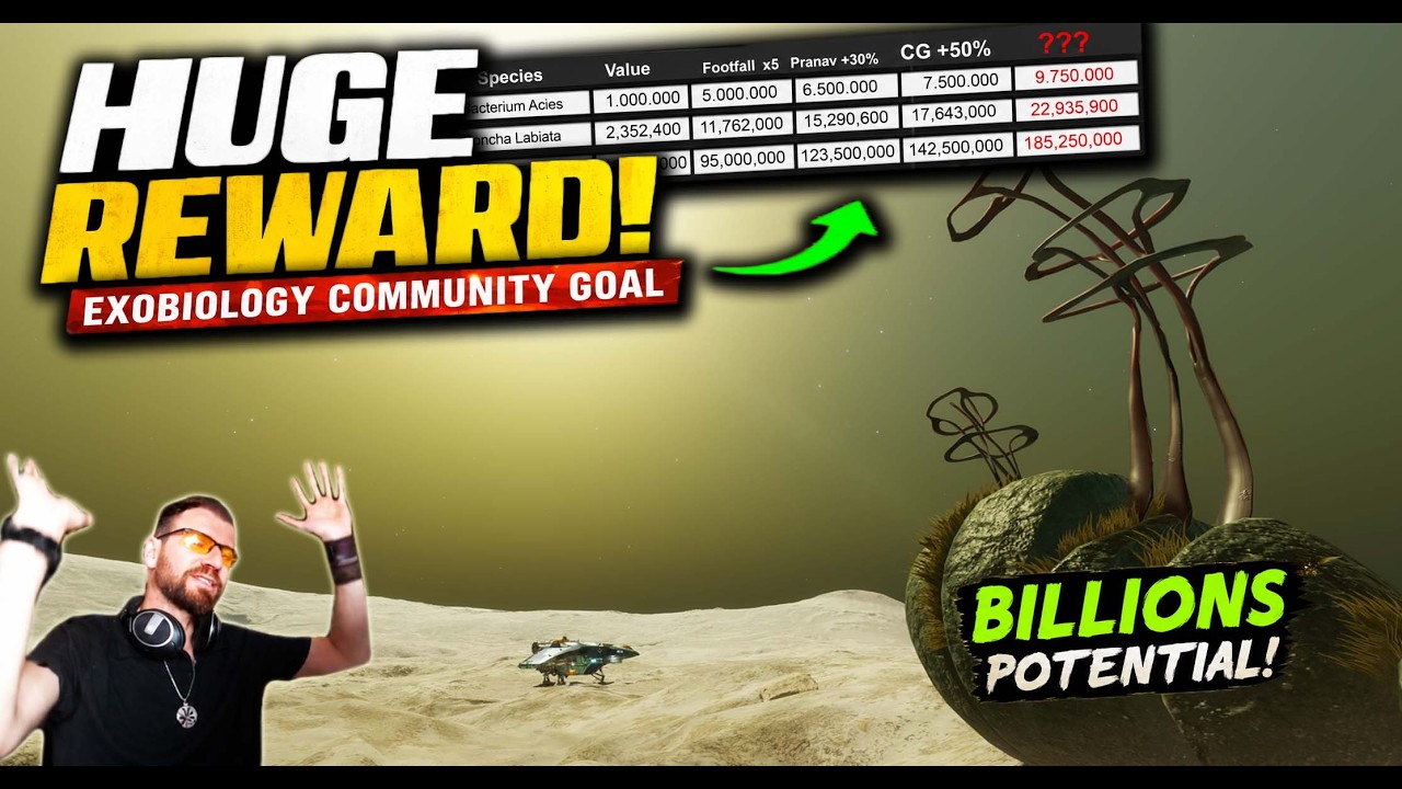 Enormous Exobiology Community Goal pays BILLIONS in Elite Dangerous