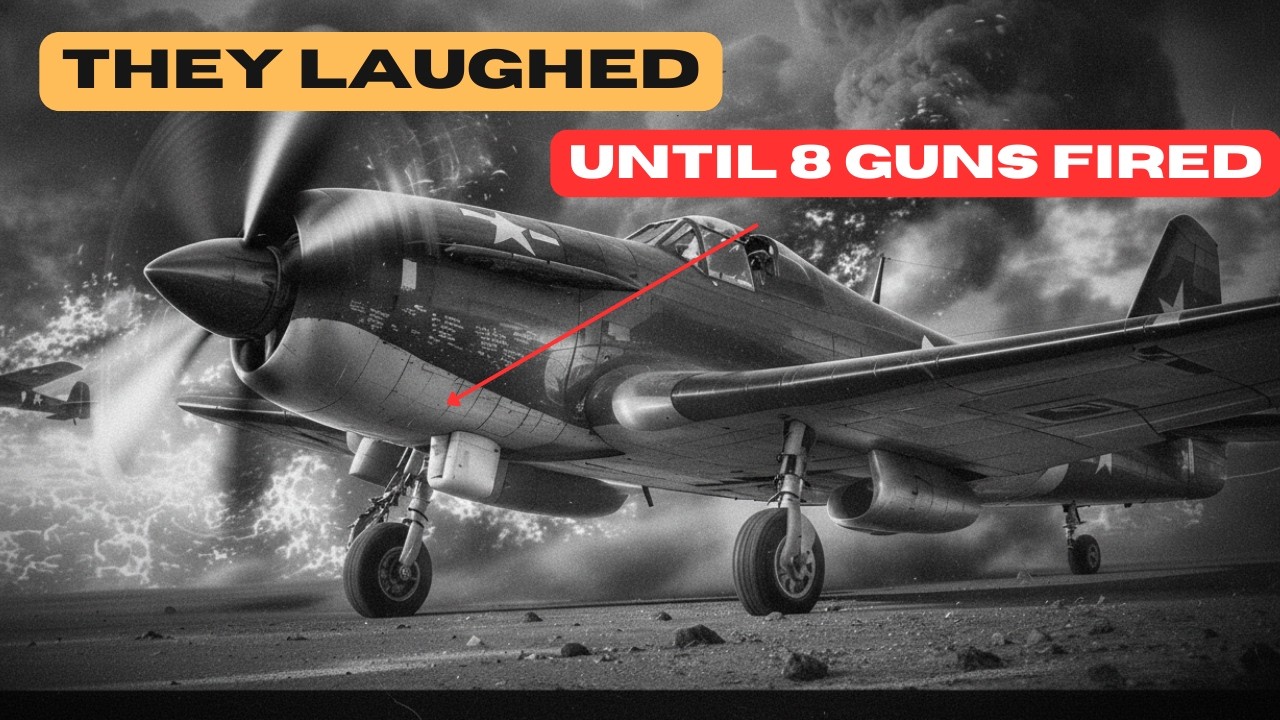 German Pilots Laughed At The P 47 — Until Its Eight  50 Cals Opened Fire