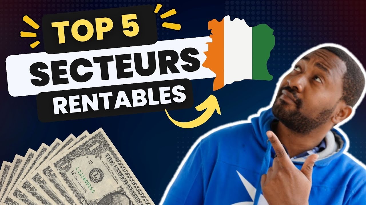 Investir en Côte d'Ivoire 🇨🇮 : TOP 5 des SECTEURS rentables en 2023