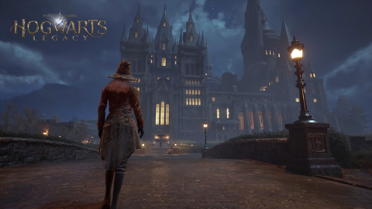 [4K] Rainy Night Exploration in Hogwarts Legacy