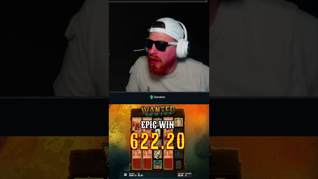 I GOT A HUGE WIN ON WANTED 💲💲💲 #slots #casino #streamer #giveaway #gambling #wanted #hugewin