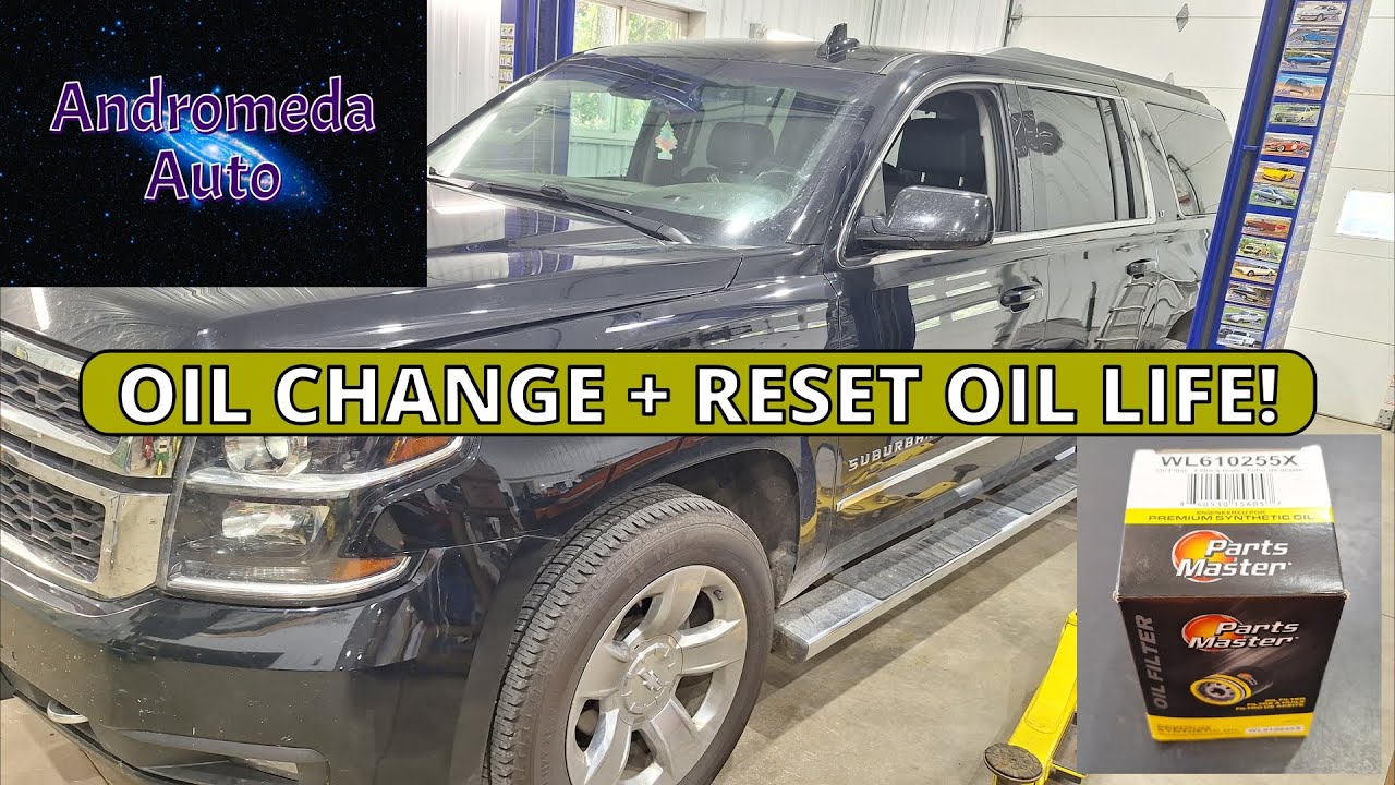 How to Change Oil & Reset Oil Light | 2015 2016 2017 2018 2019 2020 Chevy Suburban 1500 (5.3L)