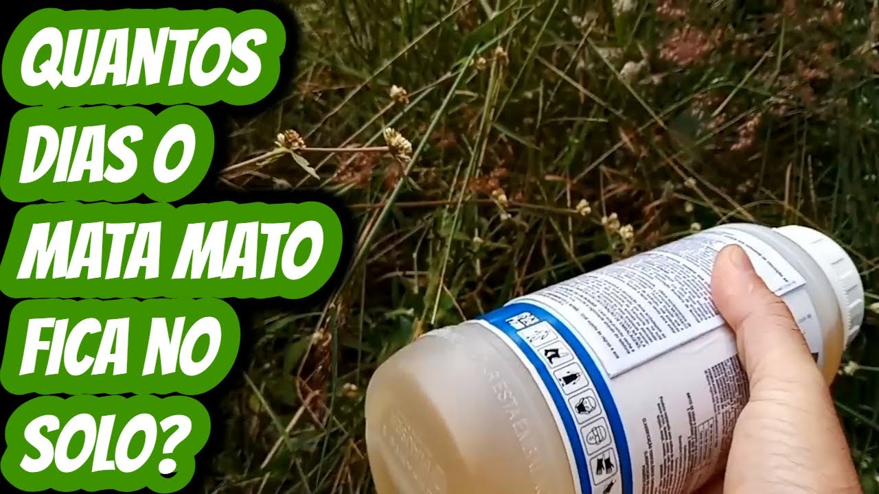 Quanto tempo GLIFOSATO roundup fica no solo ap&oacute;s aplica&ccedil;&atilde;o? Quantos dias o herbicida fica na terra?