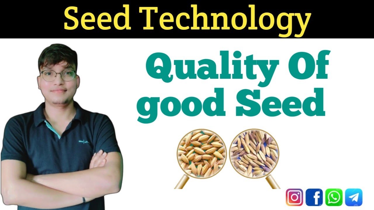 Seed Technology // Seed Quality //ICAR // Semester