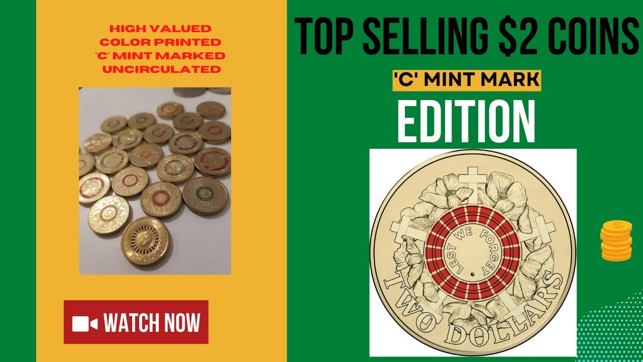 Top 5 Selling 'C' Mint Mark $2 Coins