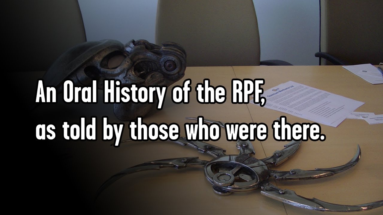 An Oral History of the RPF, as told by those who were there. The Replica Prop Forum