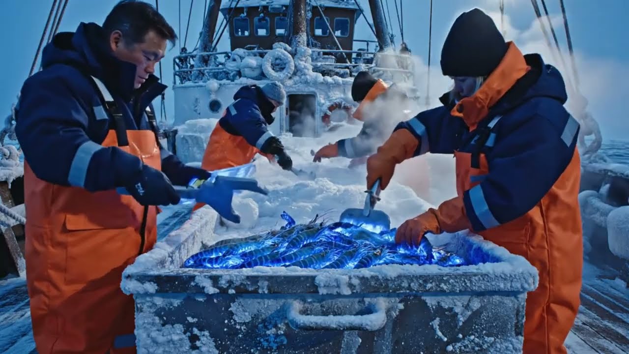 극지방 밤바다에서 250만 달러짜리 블루 다이아몬드 새우를 잡아서 거의 손을 잃을 뻔했습니다 | 2부