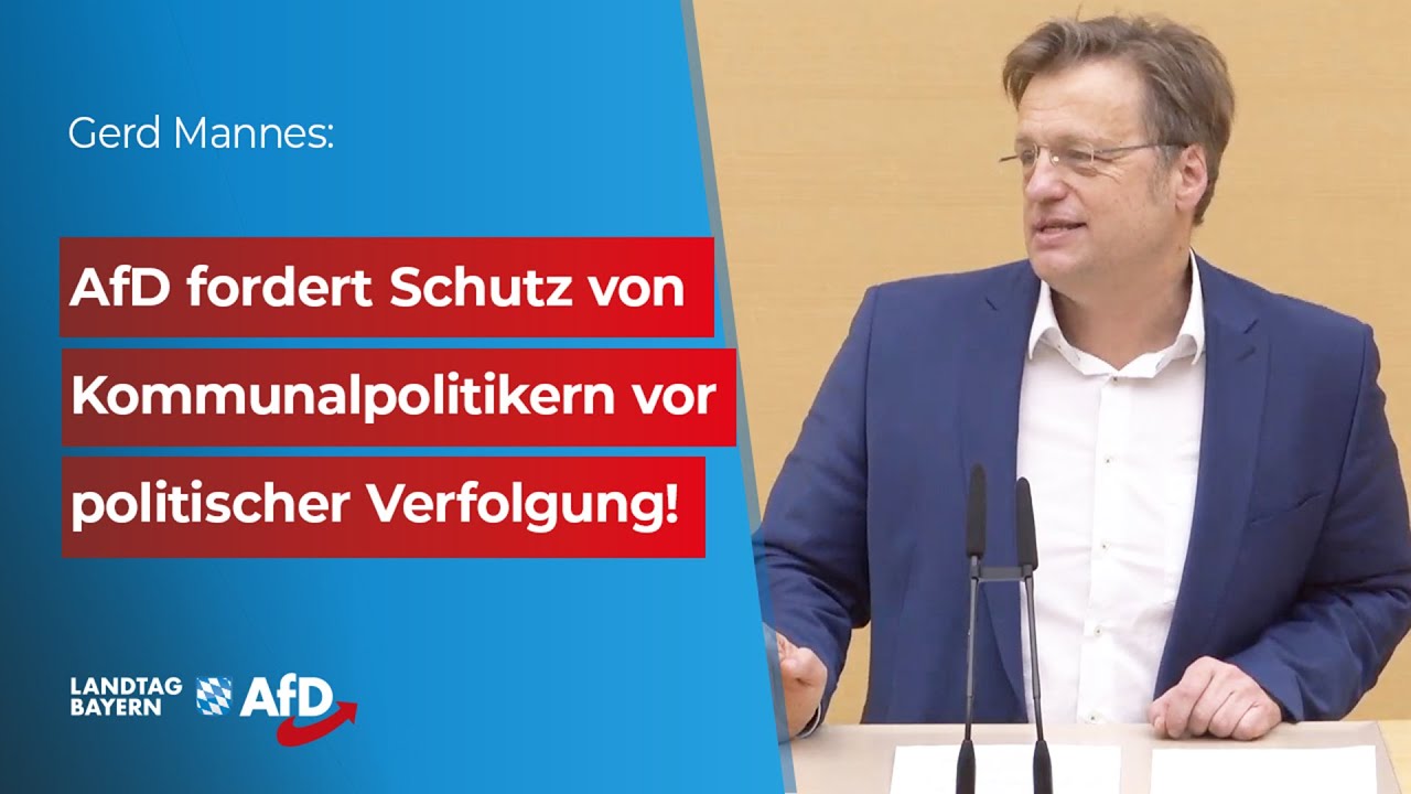 AfD fordert Schutz von Kommunalpolitikern vor politischer Verfolgung!